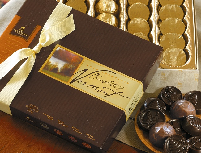 Chocolate vùng Vermont nổi tiếng với thương hiệu Lake Champlain
