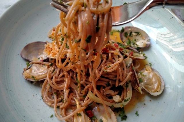 Món spaghetti hải sản nổi tiếng của Café Spiaggia