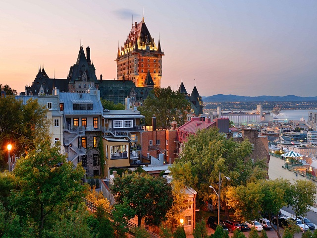 Quebec thành phố tuyệt đẹp ở Canada