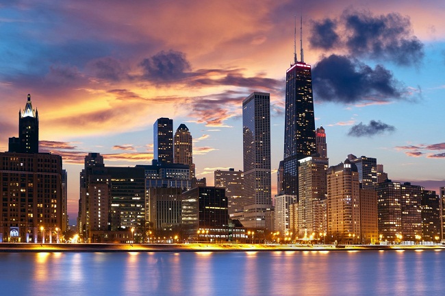 Toàn cảnh thành phố Chicago hiện đại ngày nay