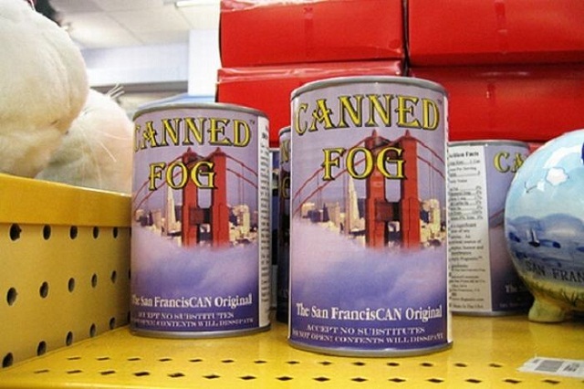 Món đặc sản độc đáo bậc nhất tại San Francisco là Canned Fog – Sương mù San Francisco đóng hộp