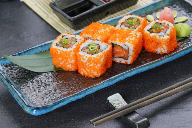 Món sushi ở Sushi Gen không chỉ ngon miệng mà còn đẹp mắt